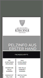 Mobile Screenshot of kuerschnerinnung.de